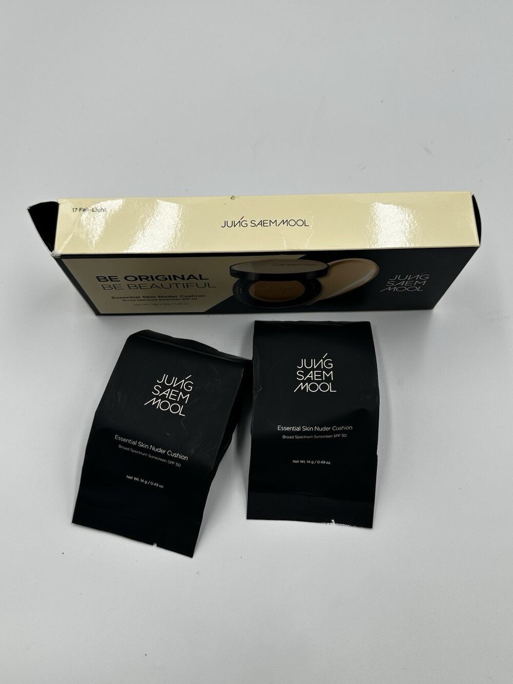 Jung Saem Mool Essential Skin Nuder Cushion Set of 2 Refills 17 Fair Light